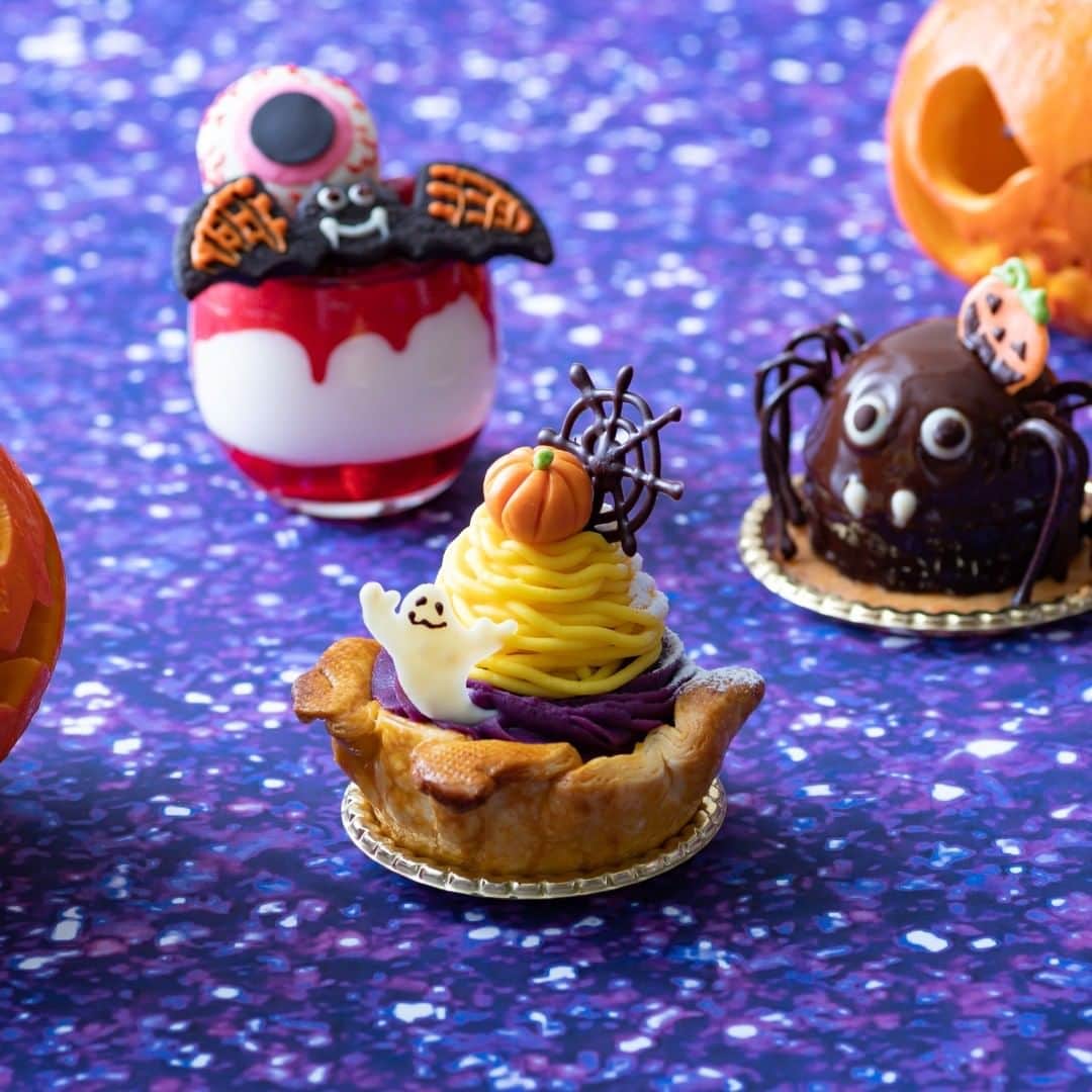 【公式】ルネッサンスリゾートオキナワのインスタグラム：「. #ハロウィン #ハロウィンスイーツ #ハロウィーンルネッサンス #ルネッサンスリゾートオキナワ #halloween #halloweensweets #halloweenrenaissance #renaissanceokinawaresort #🎃」