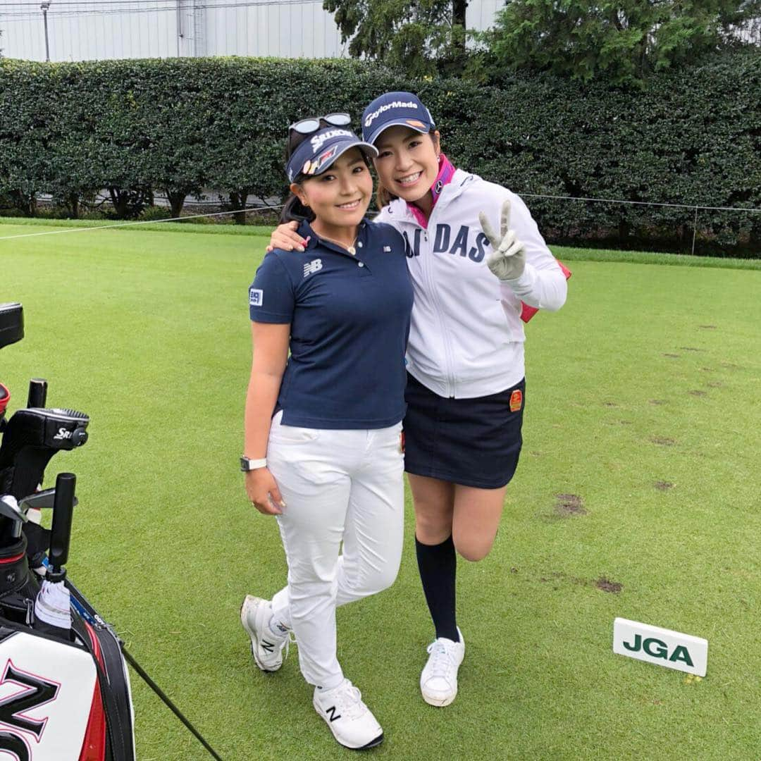 青木瀬令奈さんのインスタグラム写真 - (青木瀬令奈Instagram)「#葵day  #練習ラウンド⛳️ #晩御飯  #明日から頑張ろう👊  #loveandthankyou  #青木瀬令奈  #大西葵  #感謝」9月26日 19時22分 - serenaaoki_official