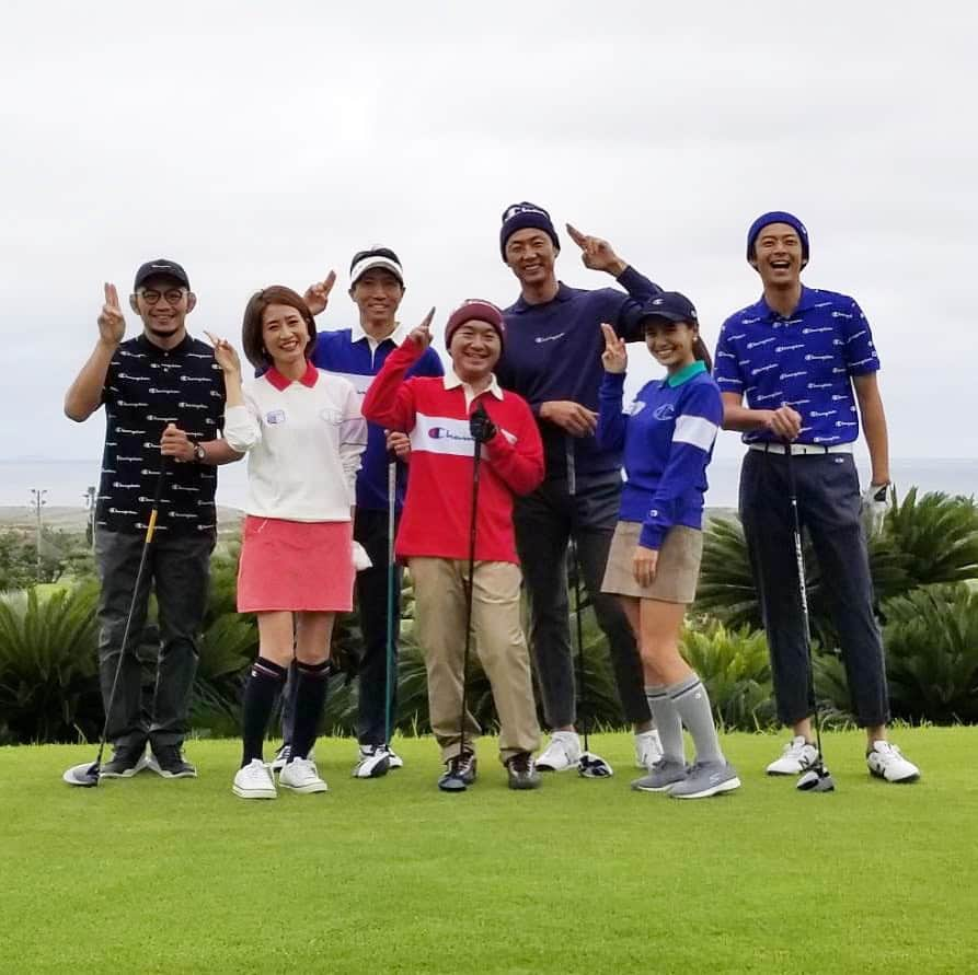 波戸康広さんのインスタグラム写真 - (波戸康広Instagram)「Champion GOLF 秋モデル 🍂 ・ トレンディーポーズ✌️ ・ #斉藤和巳 #小石田純一 #敦史 #波戸康広 #宇野薫  #大村香織 #佐野千晃 #champion #golf #instagood #championgolf #instafashion #golffashion #秋モデル #チャンピオンゴルフ #館山カントリークラブ #秋ゴルフ」9月26日 21時48分 - hato.official