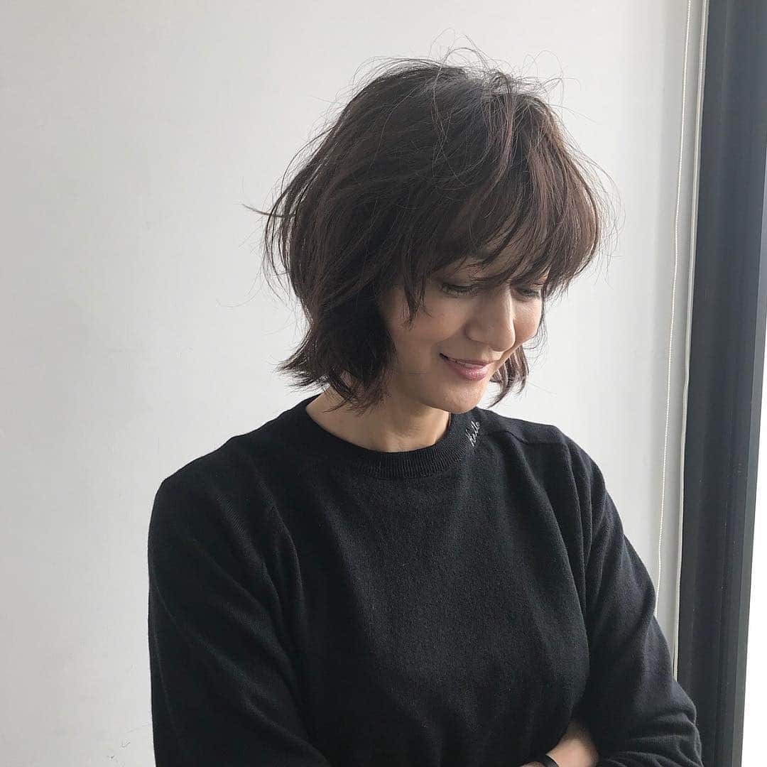 富岡佳子さんのインスタグラム写真 - (富岡佳子Instagram)「Hair ☺︎ 3枚目にアイテムのタグ付けを致しました」9月27日 12時56分 - yoshikotomioka