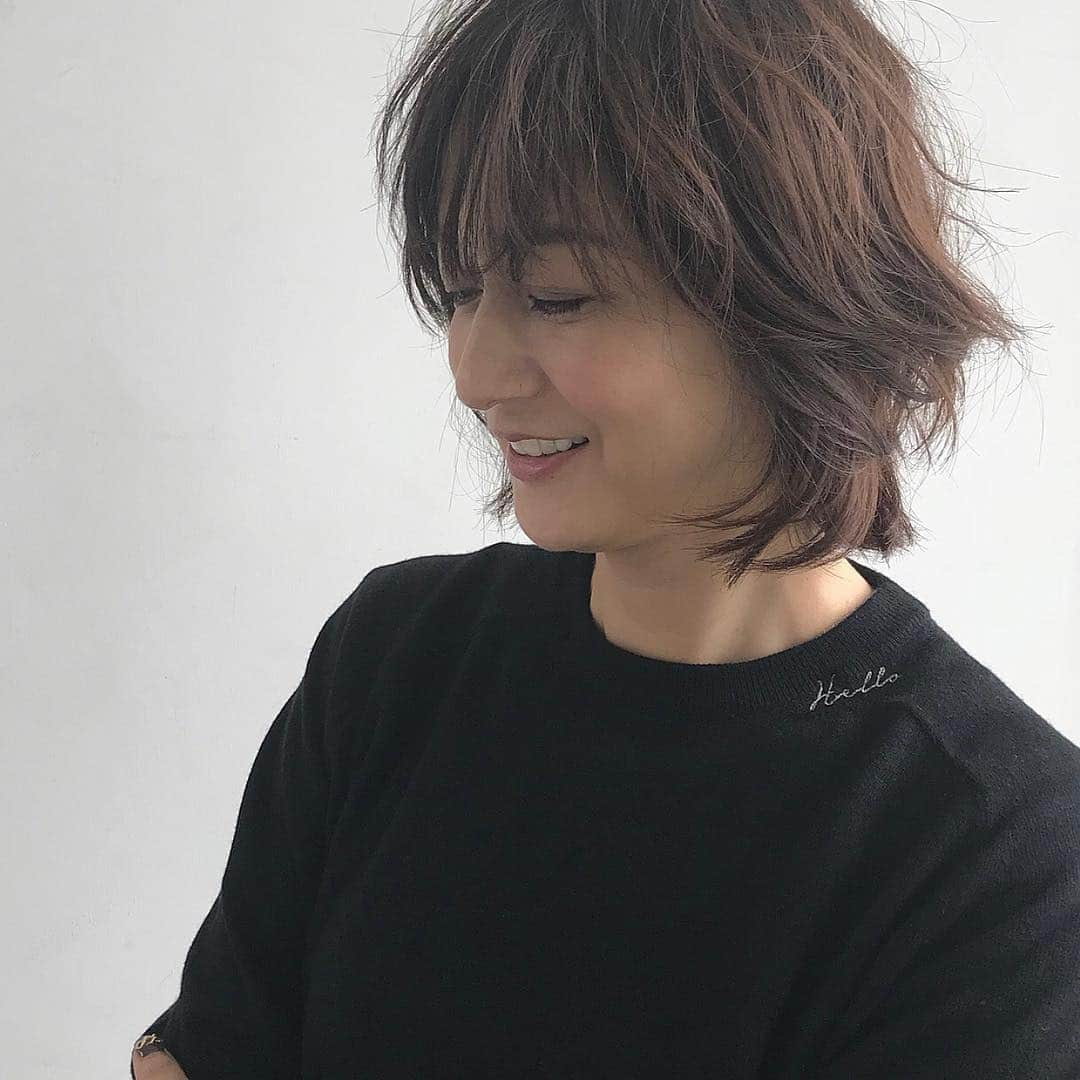 富岡佳子さんのインスタグラム写真 - (富岡佳子Instagram)「Hair ☺︎ 3枚目にアイテムのタグ付けを致しました」9月27日 12時56分 - yoshikotomioka