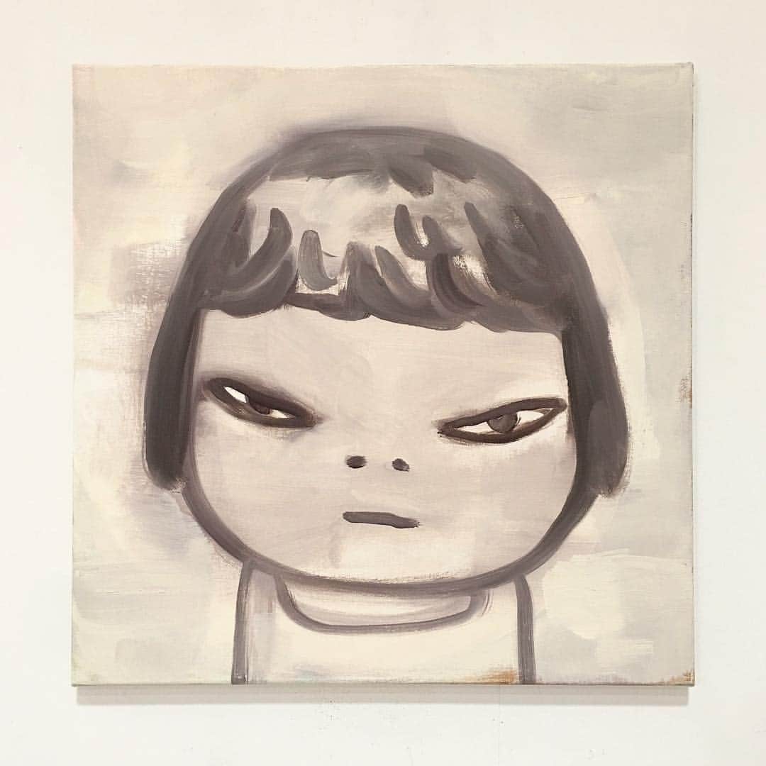 奈良美智のインスタグラム：「alone in the wind.」
