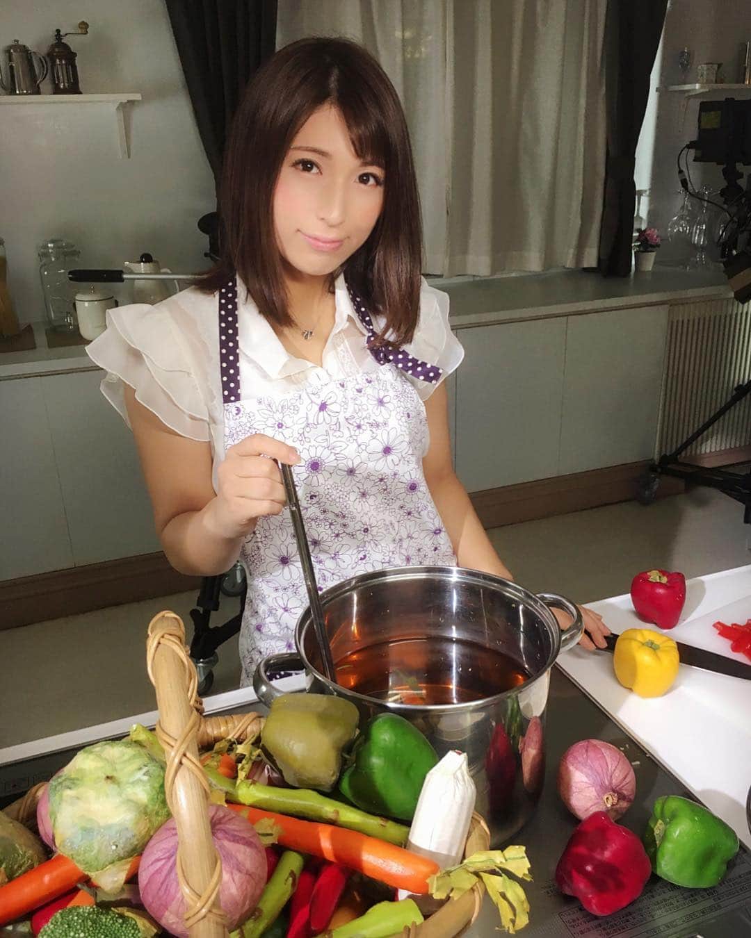 星野ナミのインスタグラム：「料理好き♩🥘」