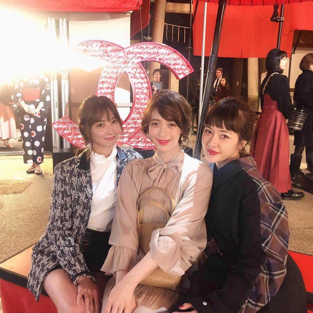 大石絵理さんのインスタグラム写真 - (大石絵理Instagram)「CHANEL MATSURI🖤👘🏮 #chanelparty #sisters #tokyo #ericloset」9月28日 1時46分 - erioishitokyo