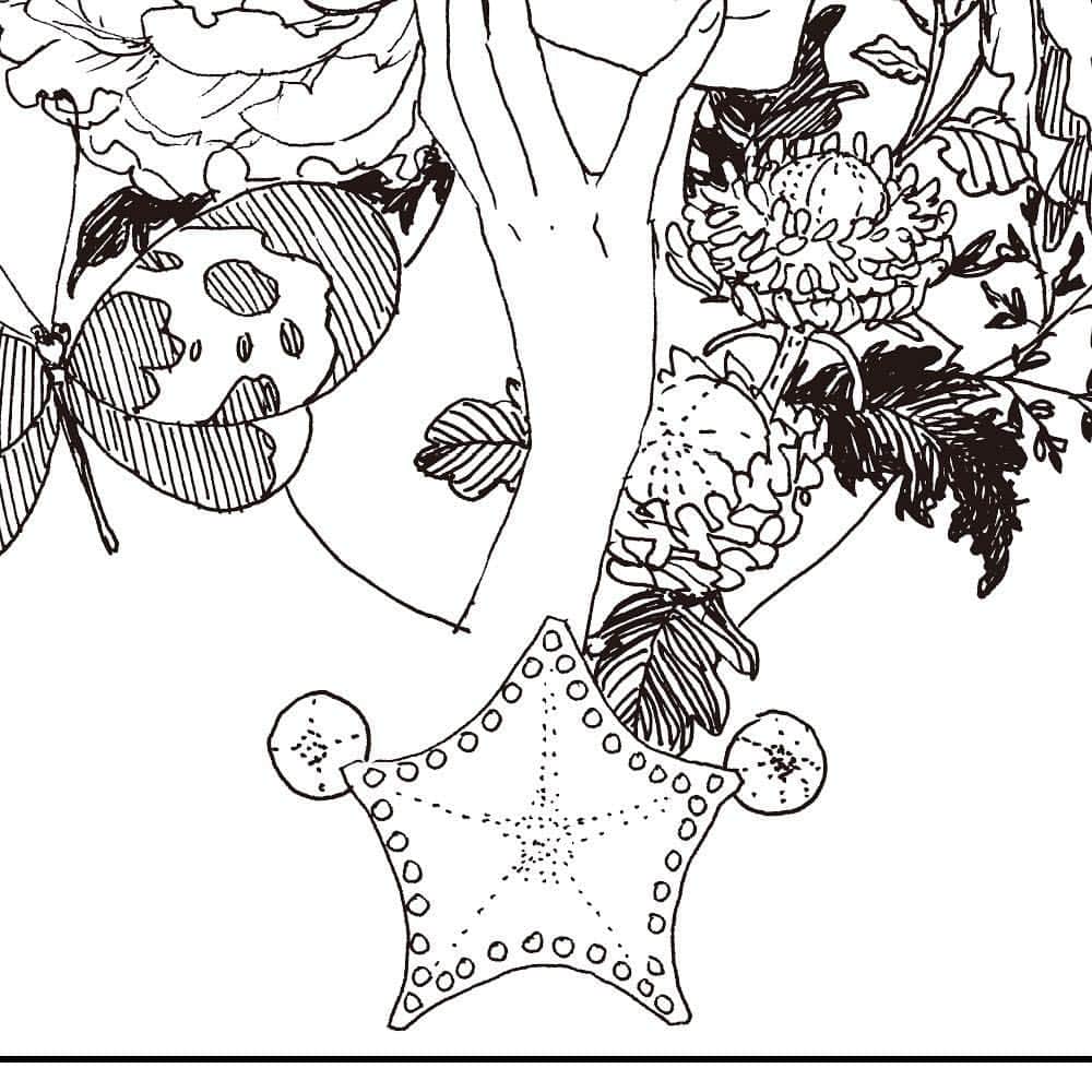 安野モヨコさんのインスタグラム写真 - (安野モヨコInstagram)「#安野モヨコの塗り絵 #塗り絵 #instaart #illustration #flowers #moyocoanno #プロフィールのリンクから #manga」9月28日 2時00分 - moyoco_anno