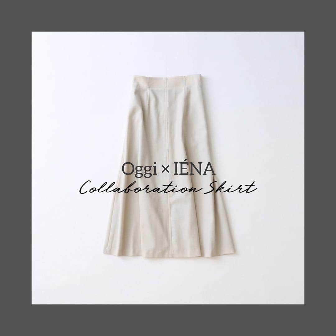IENAさんのインスタグラム写真 - (IENAInstagram)「9/28(Fri)【Oggi×IENA】Collaboration Skirt !! . 今回で第二弾となる雑誌Oggiとのコラボ企画。企画に携わってくださったのはOggiで人気のスタイリスト渡辺智佳さん。上品な女っぽさの中に辛さが加わったスカートに仕上がりました✨ . 温かみのあるエクリュは、一枚で透けないのも嬉しいポイント。 裏地のカラーとジップのカラーは、スカートの色に揃えず配色デザインになっておりさりげないオシャレを楽しめそう。 . skirt【Oggi×IENA】¥17,000+Tax Col:グリーン、ナチュラル Size:34～40 No.18060900008030 . . オンラインストアでは10/11(Thu)より発売！ #oggi #iena #コラボレーション #エクリュ」9月28日 13時55分 - iena_jp
