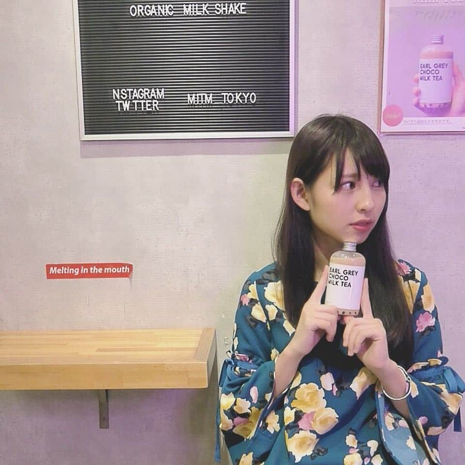 沖口優奈さんのインスタグラム写真 - (沖口優奈Instagram)「タピ口ゆうな  #タピオカ #アイドル #idol #インスタ映え ？？」9月30日 0時14分 - yuna_okiguchi_