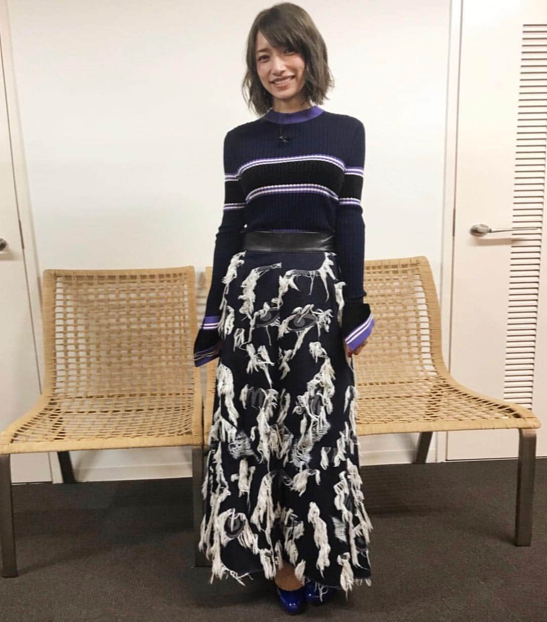 後藤真希さんのインスタグラム写真 - (後藤真希Instagram)「#まきふく  ロングスカート&ニット @akaneutsunomiya」10月16日 19時55分 - goto_maki923