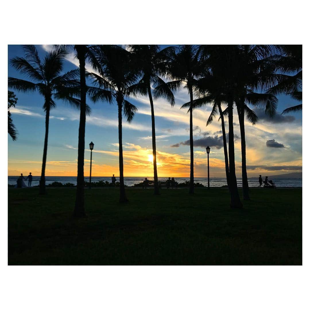 工藤大輝のインスタグラム：「Honolulu sunset」