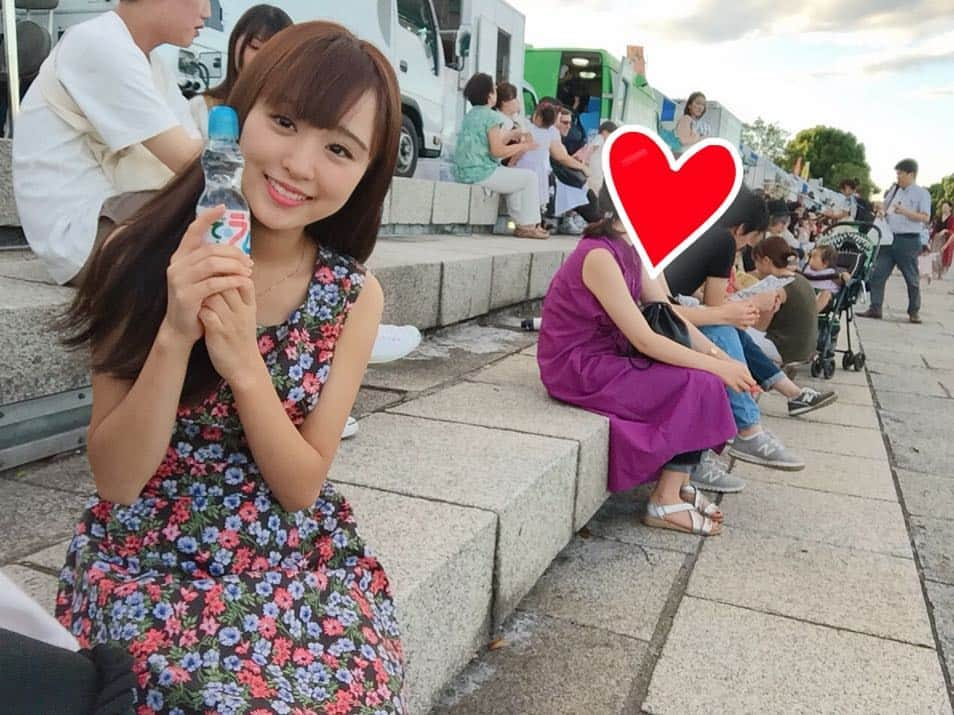 河合真佑花のインスタグラム：「夏祭り感ないけど夏祭り行きました(笑)❣️ ラムネ好き☺️💓 #東洋英和 #ミスコン #いいね返し #likeforlikes #like4likes #l4l #likelike #instagood #instafashion」