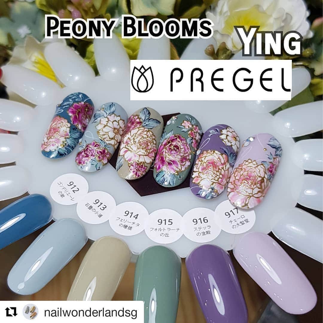 PREGELさんのインスタグラム写真 - (PREGELInstagram)「#Repost @nailwonderlandsg (@get_repost) ・・・ 💐 Oriental Blooms 💐  Half Day Nail Art Seminar 30/10 6.30-9.30pm Or 31/10 11am-2pm  1) How to use liquid metal gel for fine outlines 2) How to blend colors for the flower 3) How to do placement of flower 4) Learn from simple blooms to full blooms  Course Fee: $188/pax; $168/pax (sign up w/ friends; member). Course kit is included and colors to use in class.  To register, please DM @nailwonderlandsg or whatsapp 81044398」10月4日 13時47分 - pregelofficial