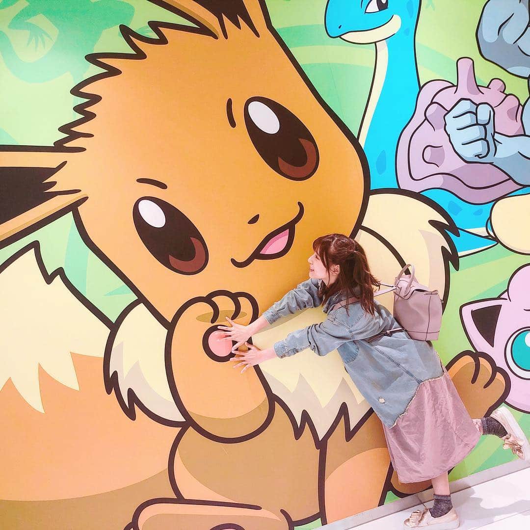 夏本あさみさんのインスタグラム写真 - (夏本あさみInstagram)「touch🐾💓💓 * * #pokemon #pokemoncafe #eevee #ポケモンカフェ」10月4日 17時42分 - natsumotoasami