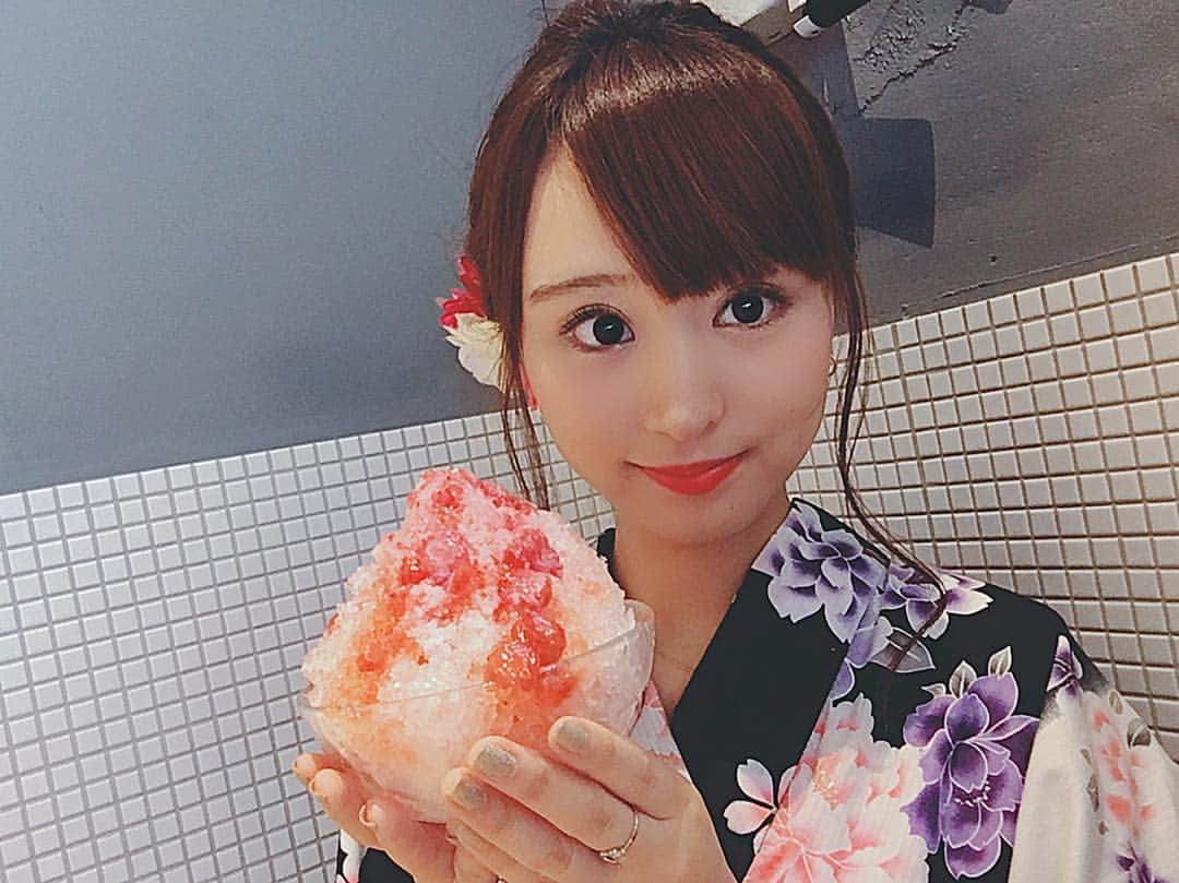 河合真佑花さんのインスタグラム写真 - (河合真佑花Instagram)「幼馴染と浅草に行きました☺️🌷 小学生振り？に浴衣着れてよかったです❣️ でも途中からちょっとお腹が苦しかったかな😣💦 かき氷美味しかった🤤💗 #東洋英和 #ミスコン #いいね返し #likeforlikes #like4likes #l4l #likelike #instagood #instafashion」10月5日 17時15分 - msteu2018_4