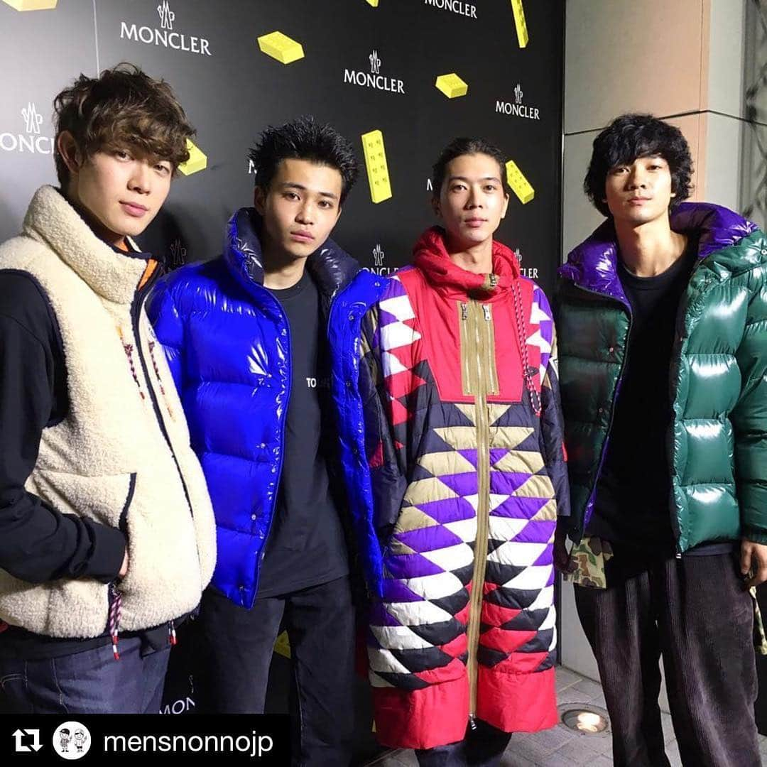 宮沢氷魚さんのインスタグラム写真 - (宮沢氷魚Instagram)「MENS NON NO and MONCLER. #メンノン #mensnonno #moncler」10月5日 20時04分 - miyazawahio