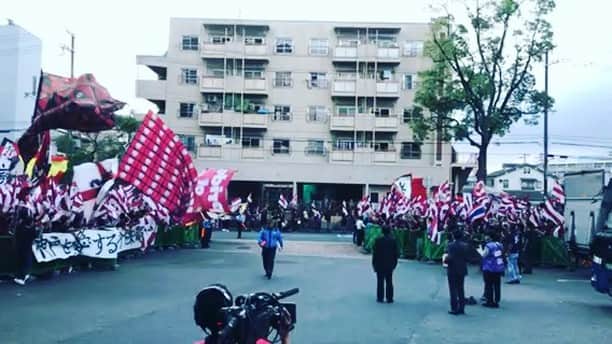 大崎玲央のインスタグラム：「昨日も応援ありがとうございました。 What an atmosphere👏👏👏 #ヴィッセル神戸  #wearekobe #jleague  #jリーグ」