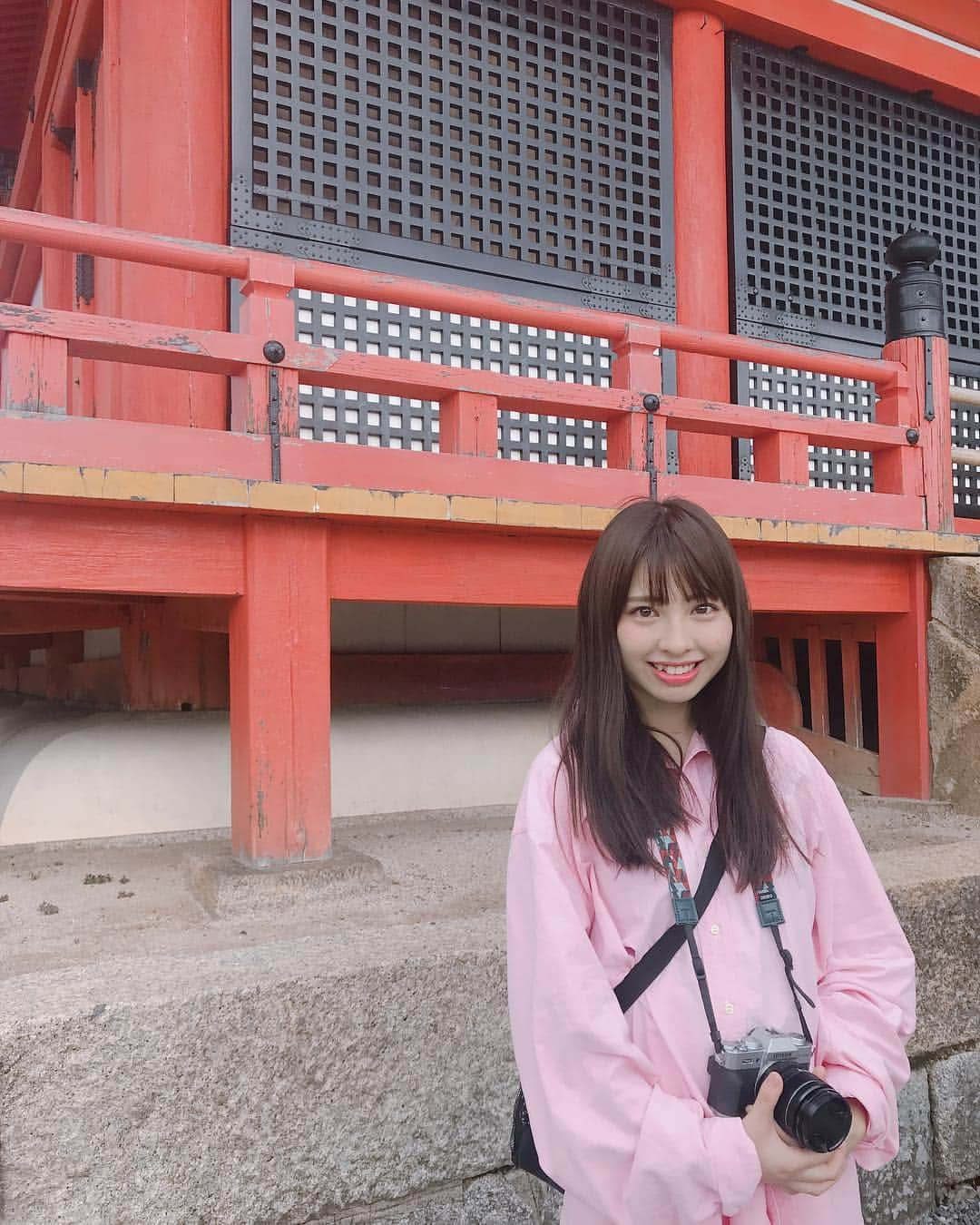 沖口優奈さんのインスタグラム写真 - (沖口優奈Instagram)「京都ー！  #京都 #清水寺 #idol #アイドル  #カメラ #カメラ女子」10月8日 16時06分 - yuna_okiguchi_