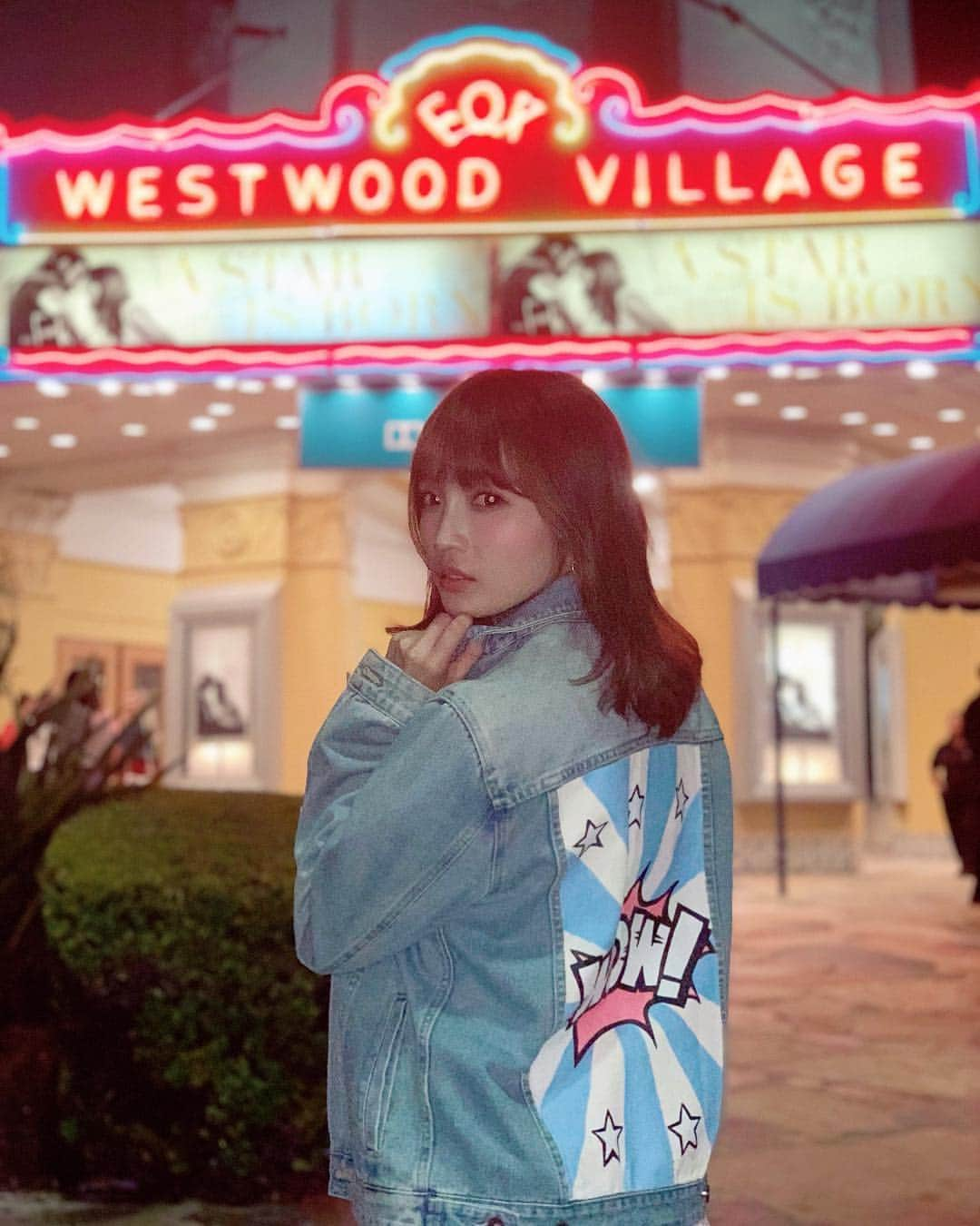 堀アキのインスタグラム：「Westwood 💕❤️😍 photography by the best @jerrycoriaa #westwood #losangeles #denimjacket #fashion #photography #jerrycoria #fashionnova #la #ilovethiscity #streetfashionstyle #urbanfashion #japanesegirl #fashion #fashionblogger #fashionable #specialnight #💕 #instafashion #fashionnova #swag #taken #lalife #new #journey #redcarpet #entertainment #nightout  #akihori #堀アキ」