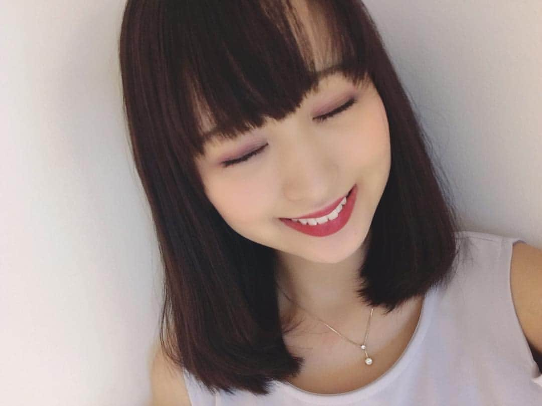 河合真佑花さんのインスタグラム写真 - (河合真佑花Instagram)「髪を切って染めました～😻❤️ 大幅なイメチェン😳🌷 残りの時間も大切に頑張ります☺️✊ 本日もプロフィール欄から投票よろしくお願いします🙇🏻‍♀️💓 #東洋英和 #ミスコン #ビフォパ #ビフォーアフター #いいね返し #likeforlikes #like4likes #l4l #likelike #instagood #instafashion」10月9日 12時40分 - msteu2018_4