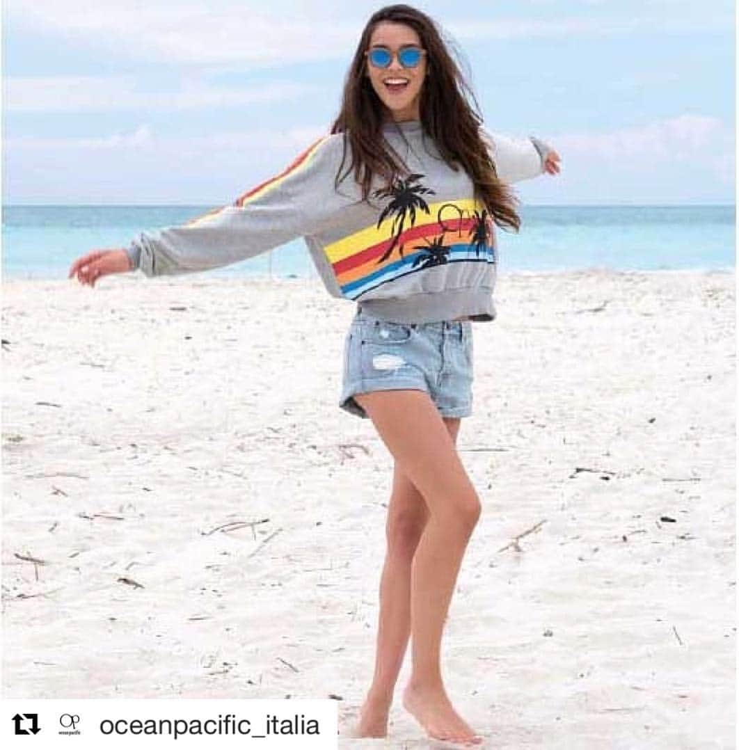 Op oceanpacific Japanのインスタグラム：「#Repost @oceanpacific_italia with @get_repost Summer special feelings #newcollection #oceanpacific • #newcollection #knitwear #madeinitaly #lookoftheday #outfit #look #womenswear #surf #surfwear #friends #love #goodvibes #surfing #hoodie #hangloose #ocean #オーシャンパシフィック #スウェット #コーディネート #サーフコーデ #サーフファッション #カジュアルコーデ #ファッション #秋 #冬 #カジュアル #サーフ #ブランド」