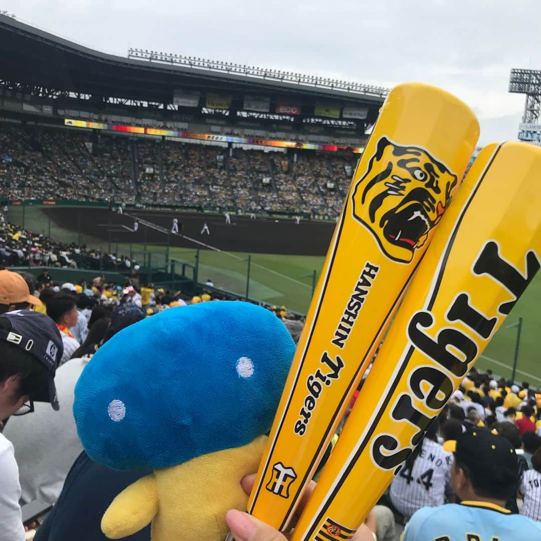 スカパー！プロ野球さんのインスタグラム写真 - (スカパー！プロ野球Instagram)「. スカパー！プロ野球インスタ中の人です。 残念ながら今シーズンのタイガースのCS出場は叶いませんでした…が、先日#スカパー特派員みほまる が甲子園のデーゲームの観戦に行ってきましたので、第16弾の応援レポート①をお届けします♪ . 野球の聖地！甲子園球場にやって来ました！(((o(*ﾟ▽ﾟ*)o))) 最寄駅から球場までの道のりにはタイガース仕様の改札や吉野家などすでにテンション上がりっぱなし！！ . #TORACO グッズはレモンイエローの色使いがツボすぎて、全部揃えたくなる(＞＜)！ おなじみキャラクターのコラボ商品もたくさん♪私の大好きなCRAFTHOLICもコラボしてて悶絶(*/ω＼*)！！ . 選手の等身大パネルとパシャリ✨ 藤浪投手、糸井選手、福留選手、秋山投手…そして、みほまる選手！( ˆoˆ )/笑 . いよいよプレイボール！スカッピーと応援の準備はばっちり❤️ ファンの皆さんと大きな声で応援(｀･ω･´)同じ名字の“大山選手”の応援には特に力が入ってしまいます…！ . . . . #プロ野球 #baseball #スカパープロ野球インスタ中の人 #スカパープロ野球インスタ特派員 #野球女子 #野球好きな人と繋がりたい #阪神タイガース #阪神 #タイガース #tigers #hanshintigers #甲子園球場 #甲子園 #スカッピー #野球観戦 #野球観戦楽しい #もっと野球観戦の楽しさを知ってもらいたい」10月9日 18時32分 - sptv_baseball