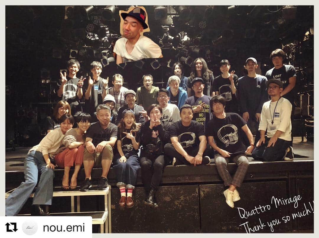 Salyuさんのインスタグラム写真 - (SalyuInstagram)「ありがとうございました！  #Repost @nou.emi with @get_repost ・・・ ‪ひとまず‬ ‪お礼まで。‬ ‪渋谷Club Quattroにて‬ ‪QUATTRO MIRAGE‬ ‪Salyu × NakamuraEmi ‬ ‪O.A. 桐嶋ノドカ‬ ‪無事終了しました。‬ ‪温かいお客様‬ ‪長い時間本当にありがとうございました。‬ ‪思いは沢山あるのでブログに書きます。‬ ‪またこのメンバーで会えますように。‬ ‪(皆川さん勝手につけてすみません！)‬ #Salyu #桐嶋ノドカ #NakamuraEmi #QUATTROMIRAGE」10月10日 1時34分 - salyu_official_