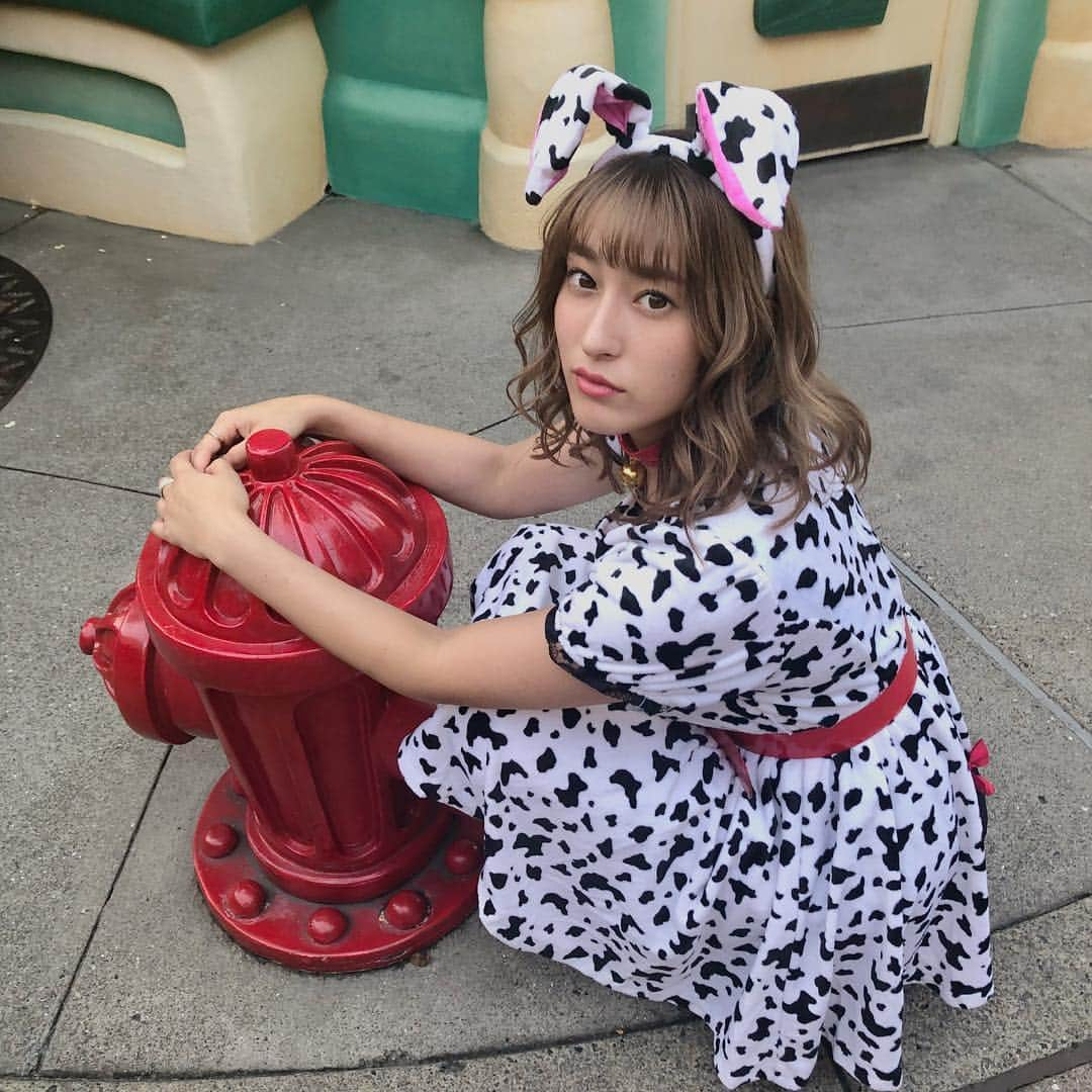 平田梨奈さんのインスタグラム写真 - (平田梨奈Instagram)「私を拾ってください♥️ #Disneyland #tokyodisneyland #halloween #ハロウィンディズニー #ダルメシアン #101dalmatians #101匹わんちゃんコーデ #dハロ #dハロ仮装」10月10日 20時14分 - hirari_official