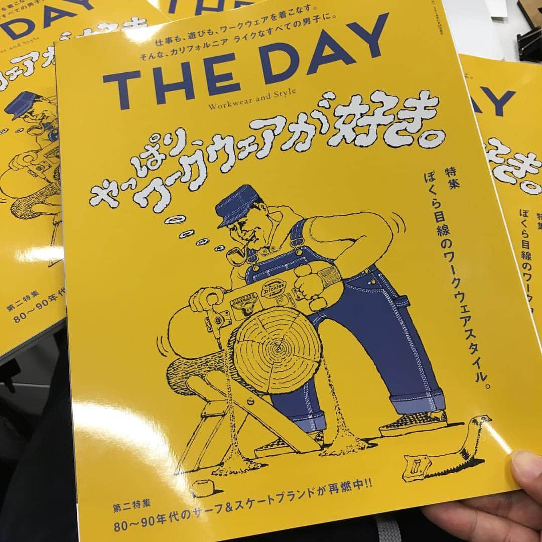 THE DAYのインスタグラム：「【明日10月12日発売】 THE DAY no.27 特集 ぼくら目線のワークウェアスタイル。  ワークウェアから、アメリカのホームセンター、そして働く美女まで。 たっぷり取材してきました。 書店、コンビニでお買い求めください。 #theday #thedaymag #thedaymagazine」