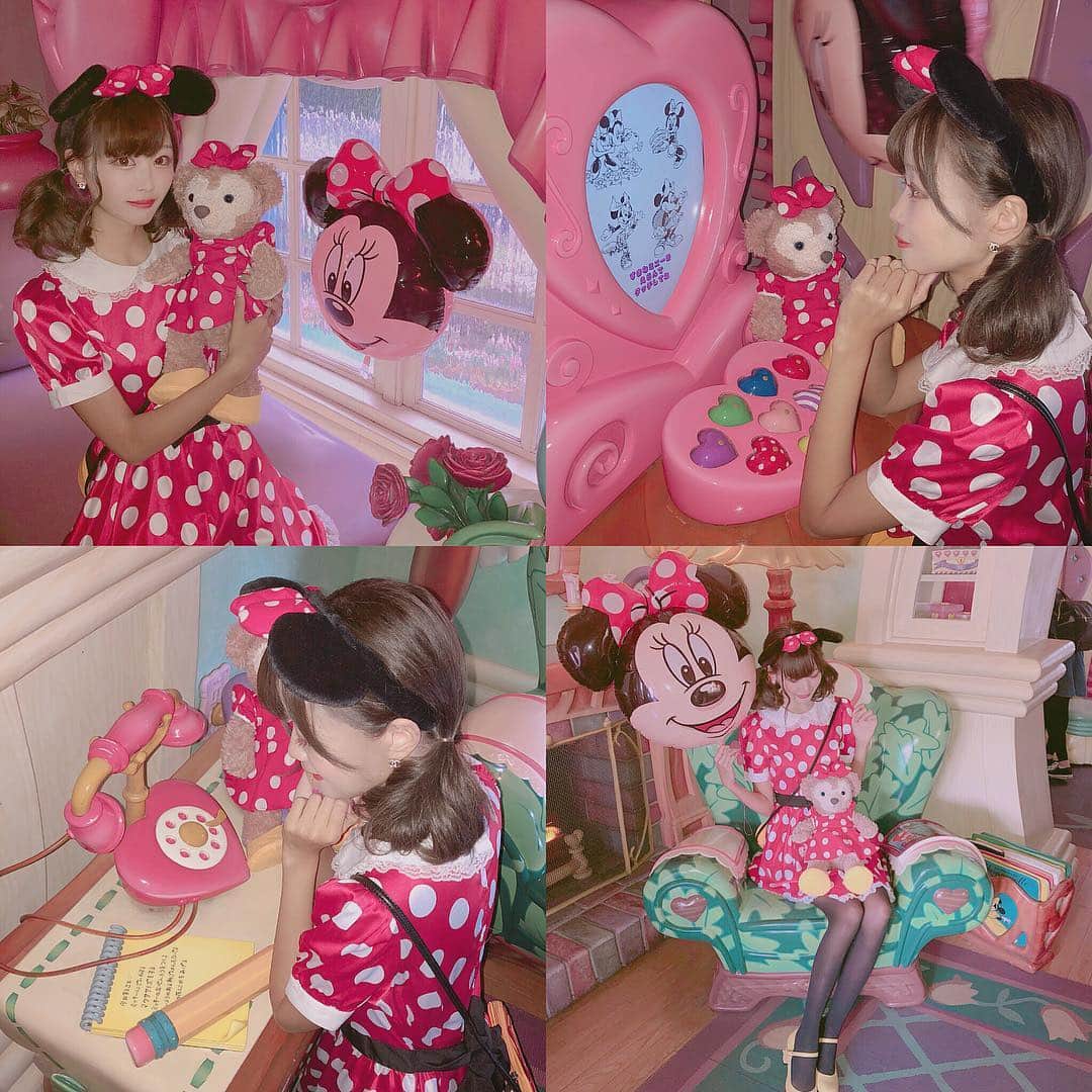 さきぼんさんのインスタグラム写真 - (さきぼんInstagram)「ミニーちゃんまとめ❤️ 撮れ高ありすぎてかわいすぎて😍 メイちゃんといつもお揃い‪(*´꒳`∩)‬ . . #ディズニー #disney #Dハロ #Dハロ仮装 #disneyland #ディズニーランド #ミニーちゃん #ミニーマウス #双子コーデ #双子ディズニー #エントランスグリーティング#ミニーグリーティング #グリーティング #夢展望 #bodyline #tokyodisneyresort #さきぼんハロウィン🎃 #さきぼんディズニー」10月11日 18時14分 - sakibon69