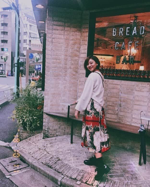 指出瑞貴さんのインスタグラム写真 - (指出瑞貴Instagram)「柄すき🍑 It was a grate day !!🍁🍂 👚#coomb  skirt and 👞 #zara  #instagood #instagram #followme #指出瑞貴 #mizukisashide #오오티디 #데일리룩 #fashion #さ私服」10月11日 23時46分 - sashidemizuki