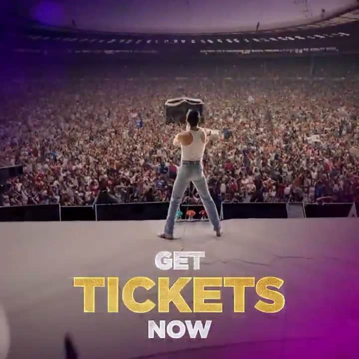 映画『ボヘミアン・ラプソディ』公式のインスタグラム：「. #ボヘミアンラプソディ #大ヒット上映中 . 映画を見たら #ボヘミアン胸アツ を付けて、感想を投稿しよう❗️ .  抽選でプレゼントが当たる🎁 #bohemianrhapsody #bohemianrhapsodythemovie #Queen #クイーン #ilovequeen #freddiemercury #フレディマーキュリー #映画 #movie」