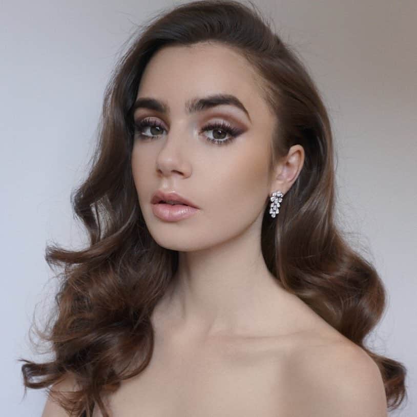 Vincent Oquendoさんのインスタグラム写真 - (Vincent OquendoInstagram)「Shablam #lilycollins」11月6日 7時26分 - makeupvincent
