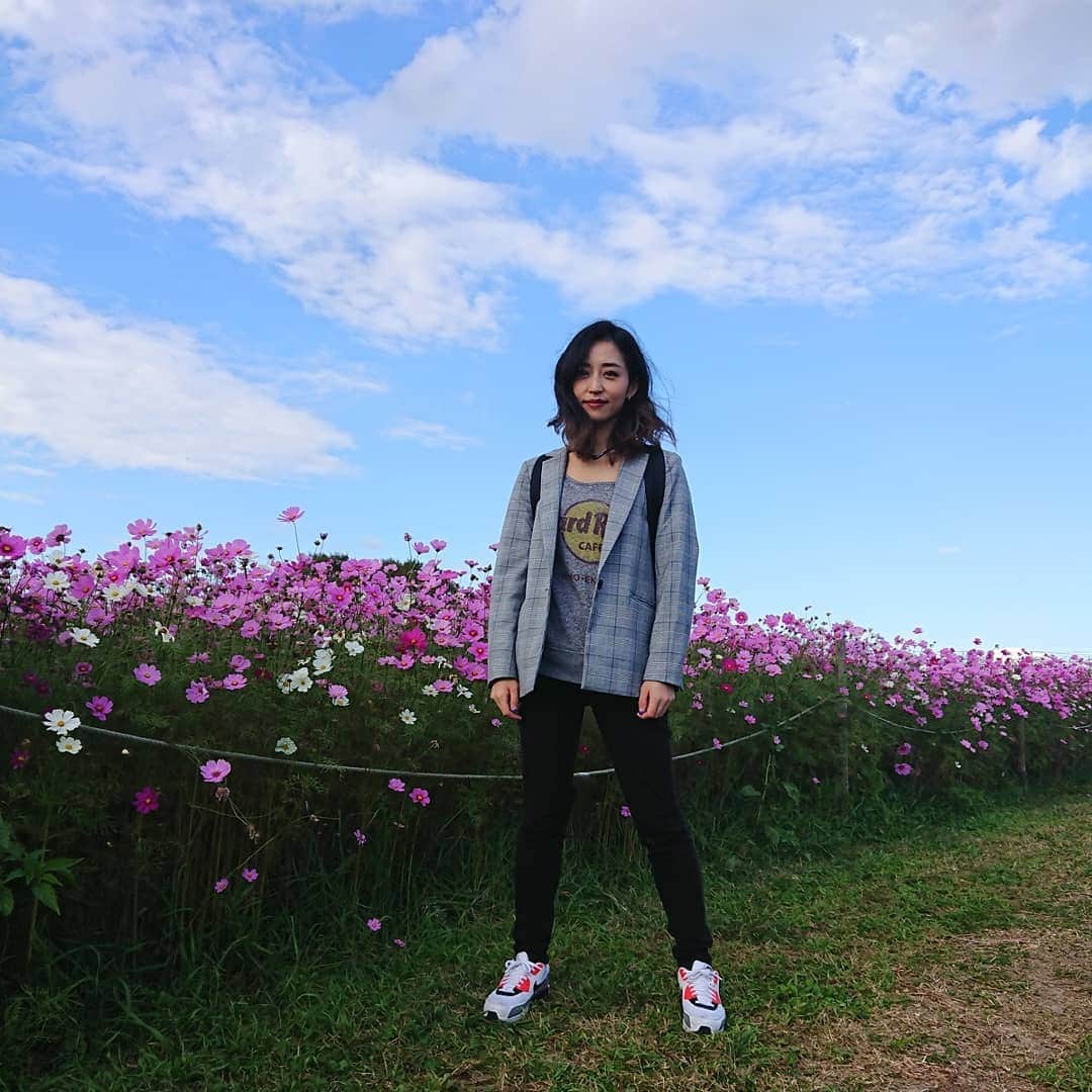 のインスタグラム：「💠☺️🍃💠 #cosmos #fall #autumn #kobe #神戸ワイナリー #guitarist #hardrockcafe #コスモス」