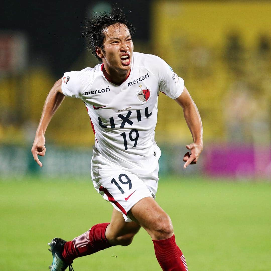 のインスタグラム：「やったぜ、一真！  #鹿島アントラーズ #kashimaantlers #jリーグ #jleague #山口一真 #kazumayamaguchi #初ゴール」