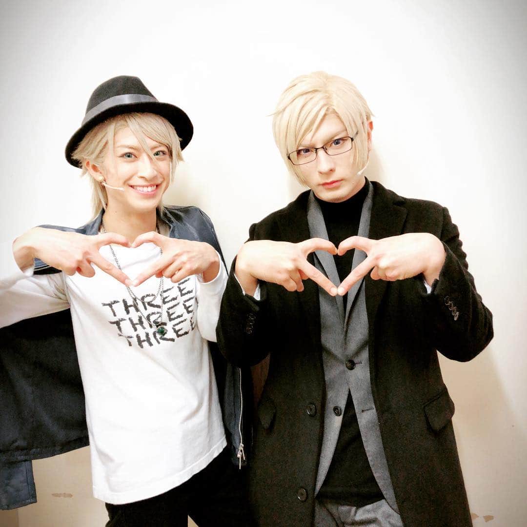 赤澤燈のインスタグラム：「楽日のフルーチェさん☆  #エーステ #A3 #フルーチェさん #お待たせ #ハート上手になってた #秋冬公演でもやってね #応援してる #カズナリミヨシ #ピコ #またいっぱいインステにアップアップできますように #またねん」