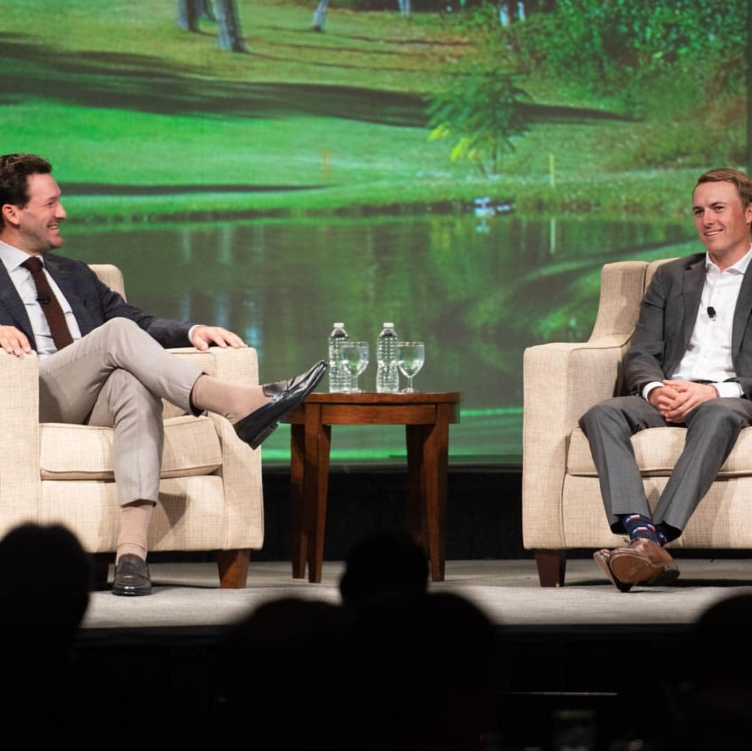 Jordan Spiethのインスタグラム：「Thanks to @mdandersoncancercenter for having us as part of the Living Legends Luncheon. We are really honored to be a small part of MD Anderson raising over $1.3M for the Moon Shots Program. Highlight was meeting fellow Longhorn Travis... #hookem #endcancer」