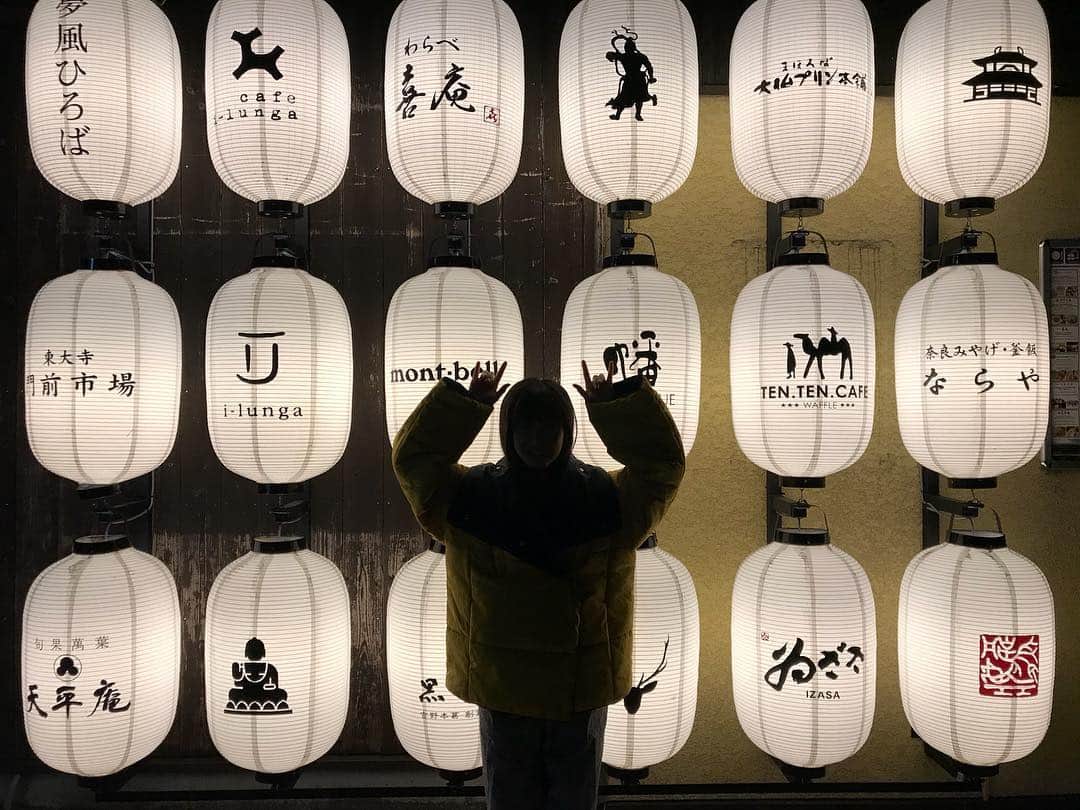 川上千尋さんのインスタグラム写真 - (川上千尋Instagram)「🦌 #奈良  #正倉院展 に行きました #提灯 #映え」11月7日 19時22分 - this_chihhi