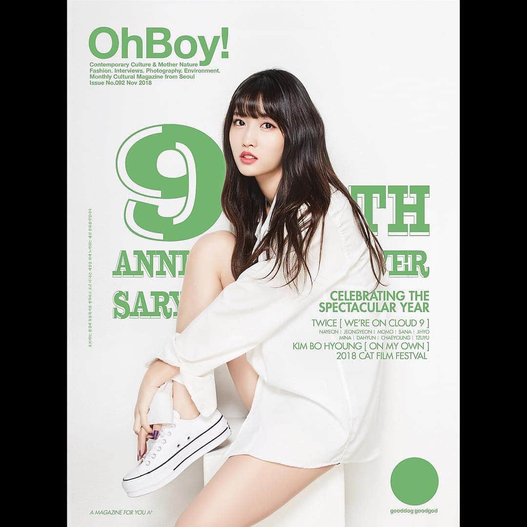 モモさんのインスタグラム写真 - (モモInstagram)「♡ [Endorsement] #모모 - 181107 OhBoy! Magazine #트와이스 #모모 #平井もも #もも #TWICE © ig」11月7日 20時54分 - momojype