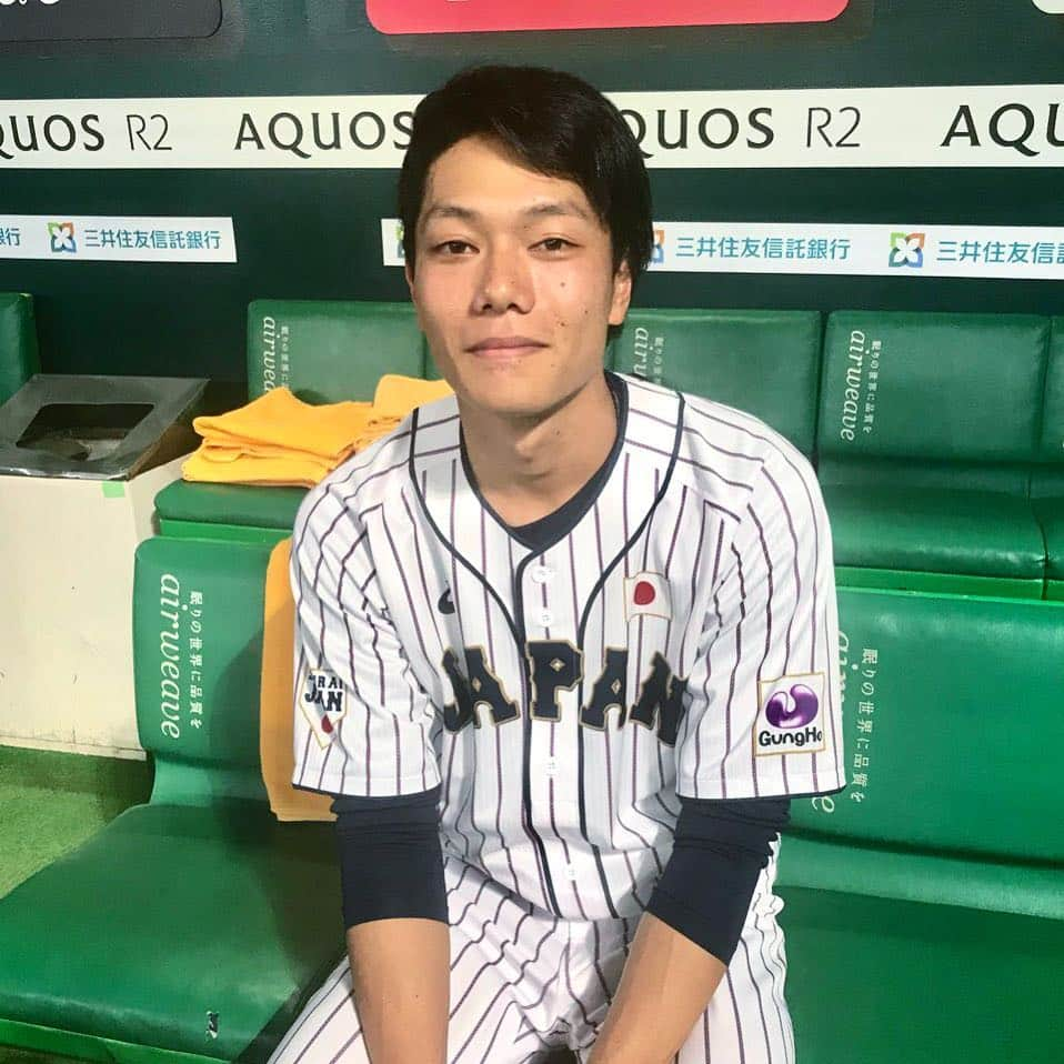 東北楽天ゴールデンイーグルスさんのインスタグラム写真 - (東北楽天ゴールデンイーグルスInstagram)「⚾️ 壮行試合でスタメン出場し攻守で存在感を放つ👍🏼 日米野球2018はあさって11/9(金)から‼️ 【写真提供:NPBエンタープライズ】 #rakuteneagles #田中和基 #侍ジャパン #日米野球2018」11月7日 22時07分 - rakuten_eagles