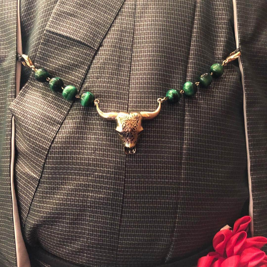 のインスタグラム：「baddest Haori himo of the planet ハンドメイドです。」