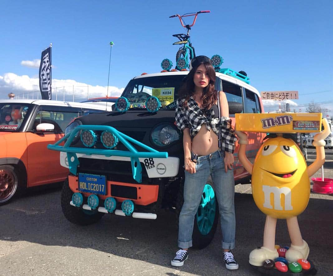 山崎智花さんのインスタグラム写真 - (山崎智花Instagram)「#hustler #suzukihustler #suzuki #kcar #carevent #carevents #customcar #cutecar #cutecars #carcustom #suzukicars #660 #lovecars #car #軽自動車 #軽 #スズキ #スズキハスラー #ハスラー #車好きな人と繋がりたい #車 #車の写真が好きな人と繋がりたい」11月8日 19時13分 - yamasaki_tomoka