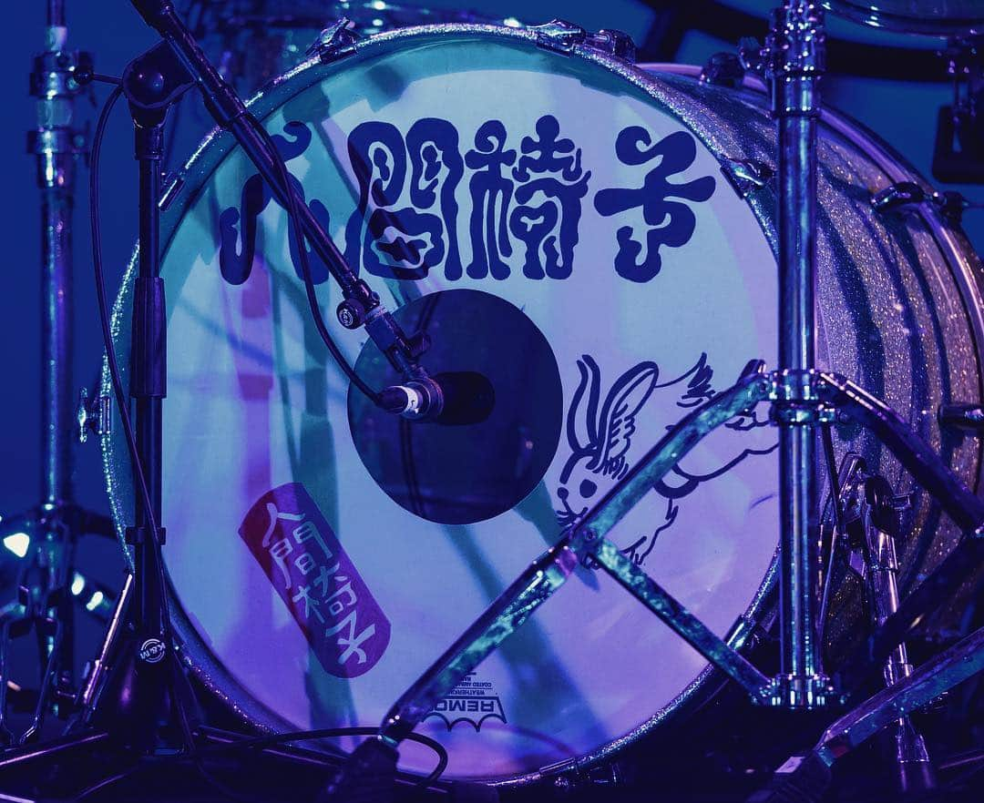 人間椅子さんのインスタグラム写真 - (人間椅子Instagram)「#ドラムヘッド #drumhead  #手描き #人間椅子」11月8日 21時04分 - ningen_isu