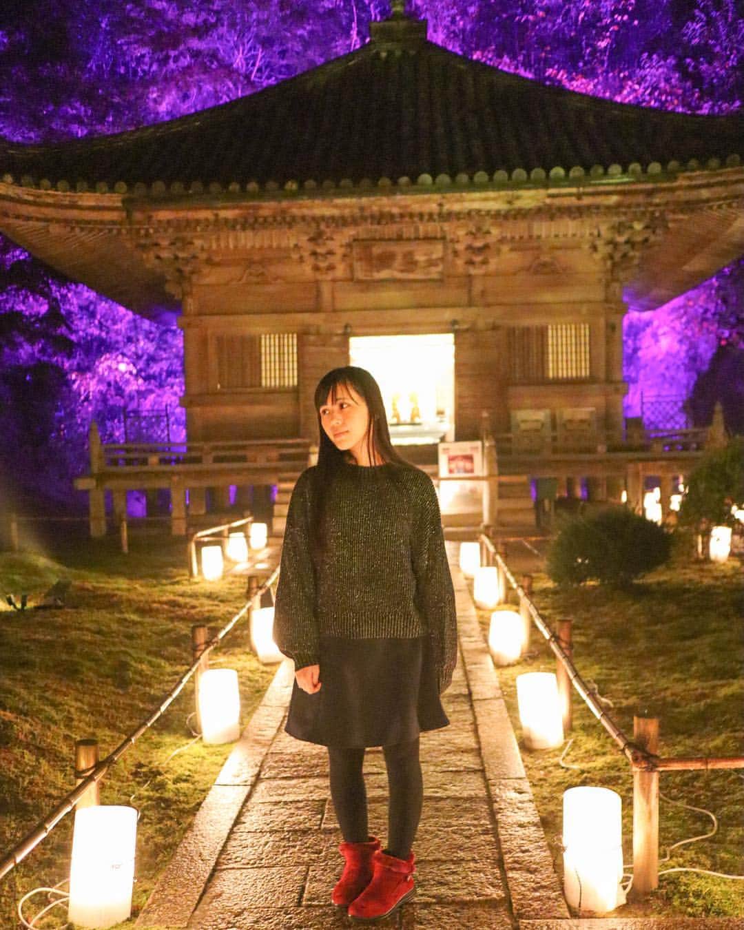 のインスタグラム：「、 、 、 、 good night . . . . . . . . #japanesegirl #japanesesexygirl #asianbeauty #asiangirls #グラドル#グラビア#グラビアアイドル#sexycostume #フリーモデル #被写体#被写体モデル #portraitgirl #portrait#cuteasian #cutelady #cutegirl#sexyladys #キリトリセカイ #ファインダー越しの私の世界 #ファインダー越しの世界 #カメラ好きな人と繋がりたい #コスプレイヤーさんと繋がりたい #ポートレート好きな人と繋がりたい #円通院#円通院ライトアップ #ライトアップ#松島#寺#shrine」