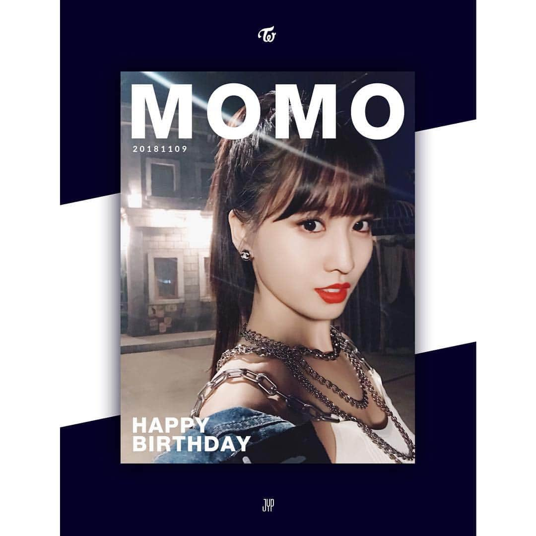 TWICE JAPANさんのインスタグラム写真 - (TWICE JAPANInstagram)「Happy Birthday MOMO  #HappyMOMOday」11月9日 0時05分 - jypetwice_japan