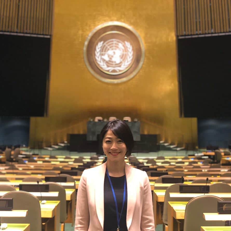 久保田智子のインスタグラム：「Working at #unitednations #officeofdisatmamentaffairs #UNODA as an #intern. I am very greatful for this opportunity!」