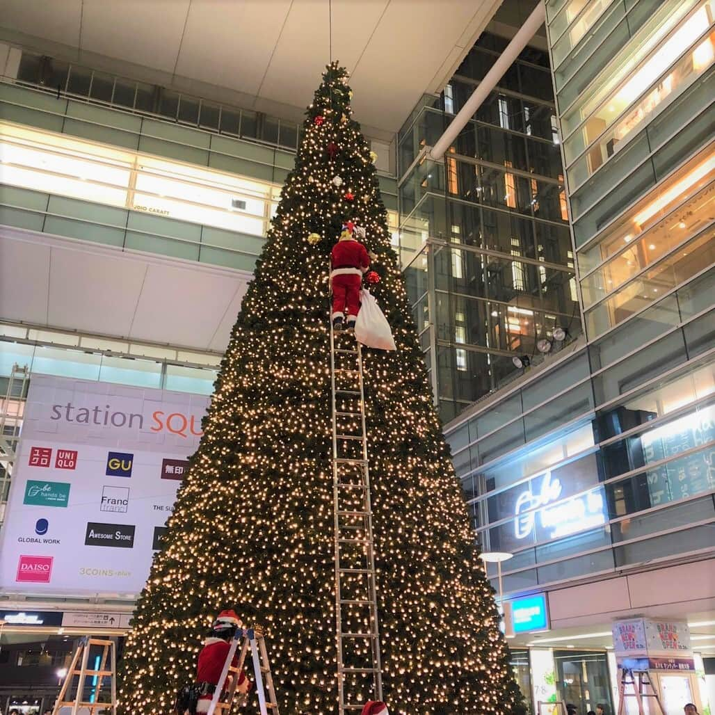 相模大野ステーションスクエアさんのインスタグラム写真 - (相模大野ステーションスクエアInstagram)「今年も相模大野ステーションスクエアに、高さ12ｍのツリーが登場！ ツリーの飾り付けにサンタクロースが駆けつけてくれました！そして、いよいよ明日はツリーの点灯式！ 当日はサンリオ人気キャラクターの「アグレッシブ烈子」がみなさんと一緒に点灯式を盛り上げます！ お楽しみに。 . 日時：11/10(土)17：45～（点灯時間 18:00） ※進行により前後する場合がございます。 場所：3Fアトリウム広場（観覧無料） . #相模大野ステーションスクエア #ステスク #相模大野 #sagamiono #小田急 #odakyu #ショッピング #お買い物 #買い物 #お出かけ #クリスマス #クリスマスツリー #christmas #merrychristmas #家族 #デート #クリスマス #コラボ #コラボレーション #イベント #点灯式 #ツリー #サンタ #🎅 #サンタさん #イベント好き #イベント大好き #サンタクロース #巨大ツリー」11月9日 19時00分 - sagamiono_ss