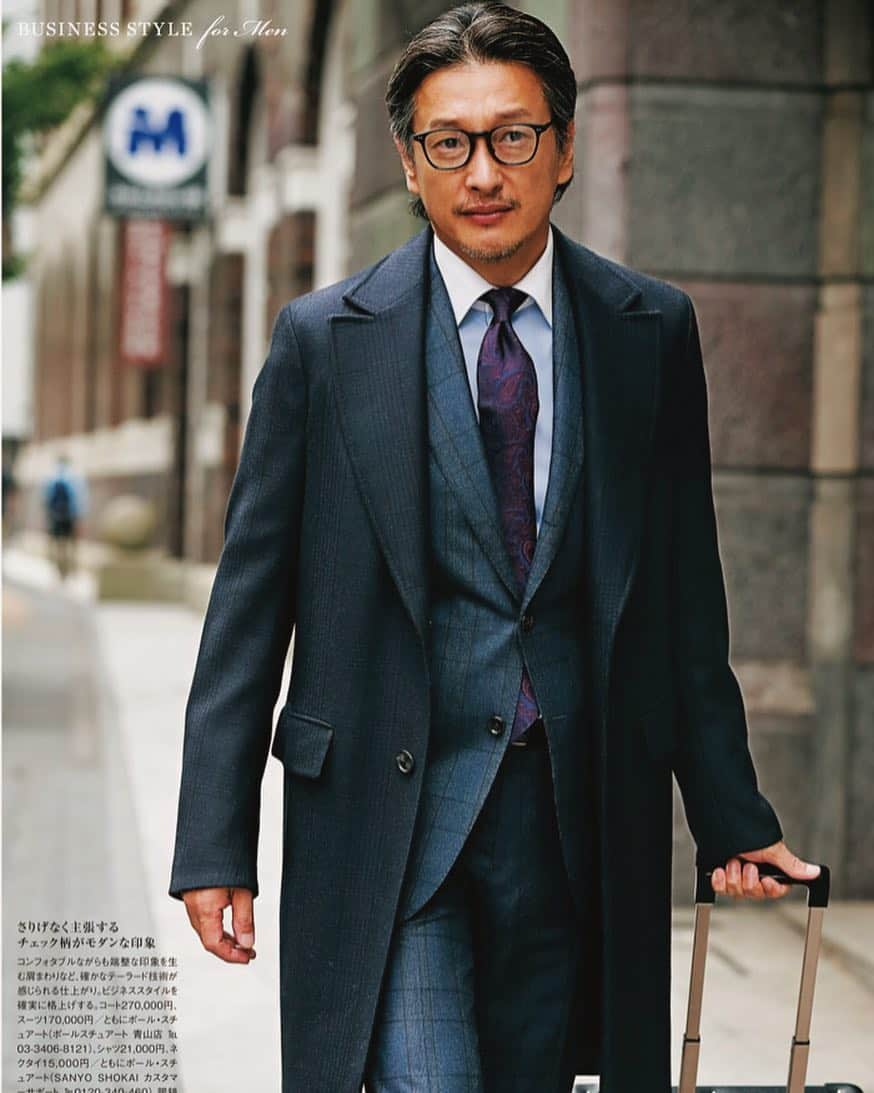 加藤章太郎さんのインスタグラム写真 - (加藤章太郎Instagram)「THE NIKKEI MAGAZINE STYLE Have a nice day #suit#coat#mensfashion#style#magazine」10月17日 7時08分 - __shotaro__