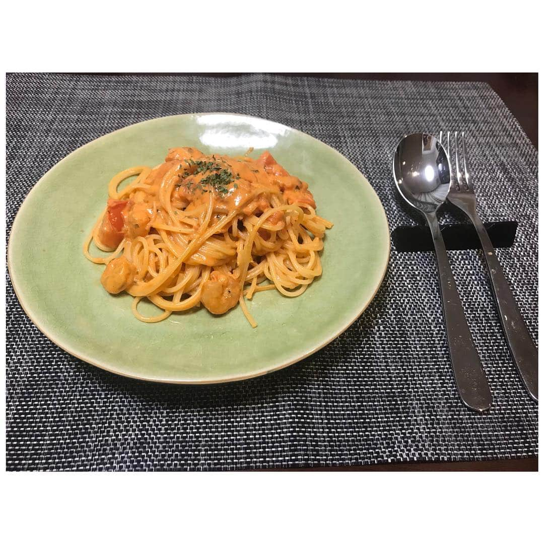 藤井美菜さんのインスタグラム写真 - (藤井美菜Instagram)「. 美味しく出来ました😋🍝 맛있게 했어요😋🍝 I cooked 😋🍝 #美菜ご飯#簡単#간단#easy#料理#요리#cooking#🍝」10月17日 15時28分 - fujii_mina_0715