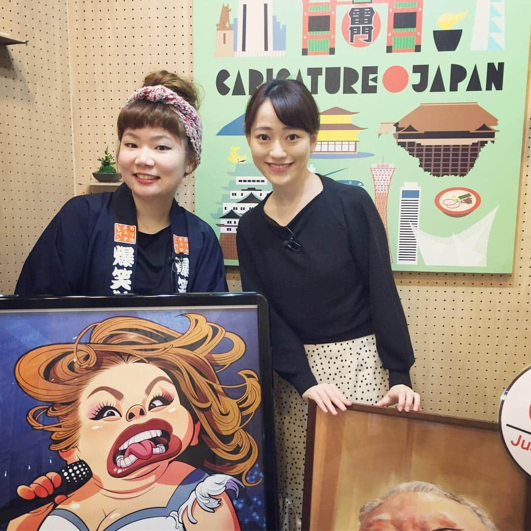 金井憧れさんのインスタグラム写真 - (金井憧れInstagram)「ヒトリゴトのロケで、カリカチュアに初挑戦⭐️人の顔、上手く描けるようになりたい〜！ 今週末のヒトリゴトをぜひご覧ください^ ^ #カリカチュア #カリカチュアジャパン  #caricature  #芸術の秋」10月17日 22時00分 - akogare.kanai