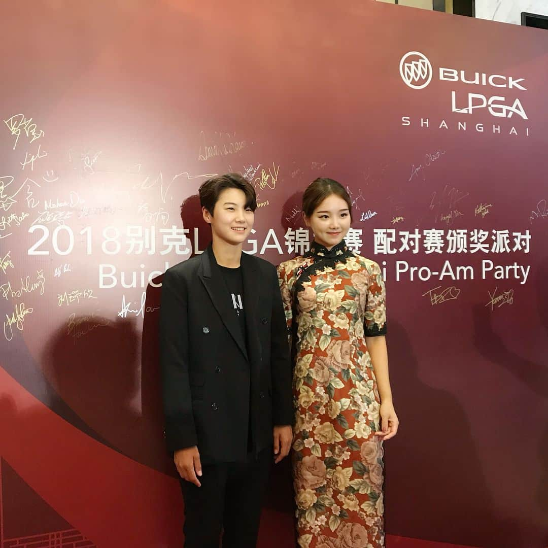 セキユウティンさんのインスタグラム写真 - (セキユウティンInstagram)「BUICK LPGA Pro-Am Party😝」10月17日 22時36分 - shi_yuting35