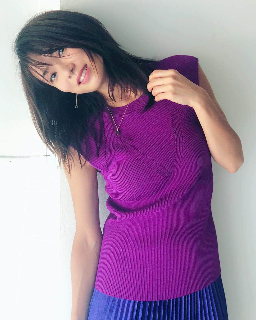 内山理名さんのインスタグラム写真 - (内山理名Instagram)「💜💙 ・ 潤いがテーマの Dr. Ci LABO.. ・ #drcilabo #juliesandlau #sov #purple #11月号」10月21日 15時58分 - rinauchiyama_official